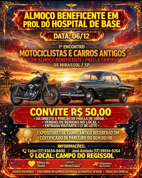 Flyer do evento